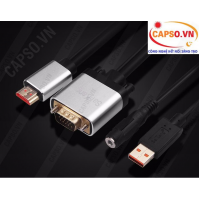 Cáp chuyển đổi VGA sang HDMI dài 8m Sai Kang HDV02 SK-Z482